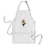 White Lily With Red Stripes aprons