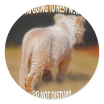 White Lion Cub stickers