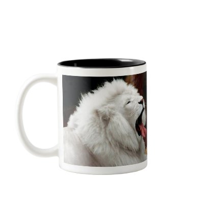White Lion Mug by hsonkin