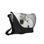 White Lipizzaner Horse Messenger Bags