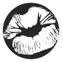 White Lips stickers