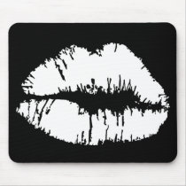 White Lipstick mousepads by Blahzeedee White Lipstick mousepads