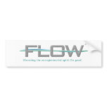 White Logo Bumper Sticker