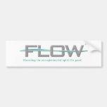 White Logo Bumper Sticker