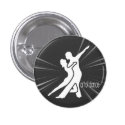 White Logo Round Button