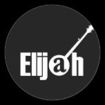 white logo sticker
