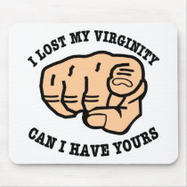 White Lost Virginity Have Yours mousepads by WhiteTiger_LLC White Lost Virginity Have Yours mousepads