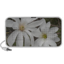 White Magnola Blossoms Speaker speakers