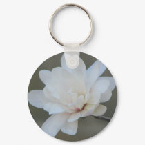 White Magnolia Centennial keychains