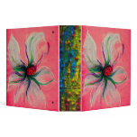 White Magnolia Flower Peach Background binders