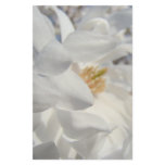 White Magnolia Flower stationery custom