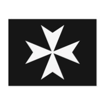 White Maltese Cross postcards by silhouette_emporium White Maltese Cross postcards