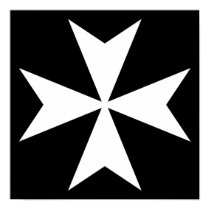 White Maltese Cross posters by silhouette_emporium White Maltese Cross posters