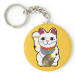 white_maneki keychain