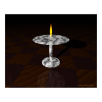 White Marble Chalice posters