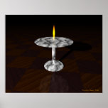 White Marble Chalice posters