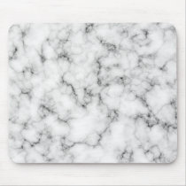 White Marble mousepads