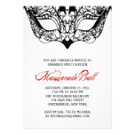 White Masquerade Invitations