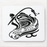 White Mc Ride Hard Die Free Mouse Pad