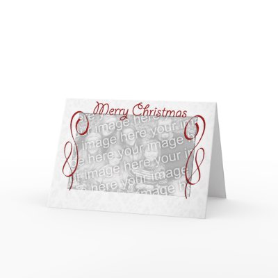 White Merry Christmas Cards by HeartsinFocus