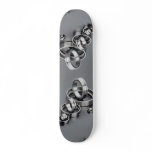 White metal bearings skateboard decks
