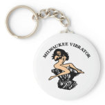 White Milwaukee Vibrator Key Chain