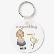 White Mom to Be - Customized keychains