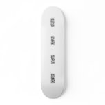 White   Morocco, Morocco Skate Board Deck