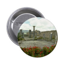 White Morocco, Roman ruin flowers Buttons