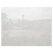 White Morocco, Roman ruin flowers Letterhead