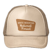White Mountain National Forest (Sign) hats