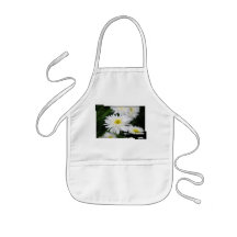 White Mums Small Apron