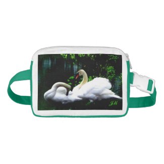 White Mute Swans Personalized