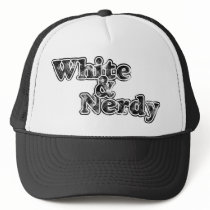 White & Nerdy - cap hats by whitefantom White & Nerdy - cap hats