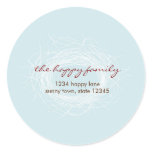 White Nest Address Label or Seal Stickers