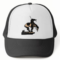 White New End Of Trail Mesh Hat