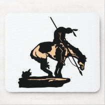 White New End Of Trail Mouse Pad