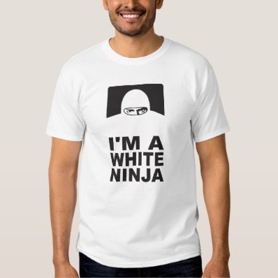 White Ninja Tee Shirt