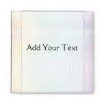 White Noise Pastel Fridge Magnets