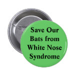 White Nose Syndrome Button without photo
