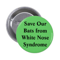 White Nose Syndrome Button without photo buttons