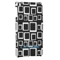 White on Black Squares iPad Mini Case Template ipad mini cases