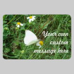 White on Green Premium Flexi Magnet magnets