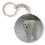 White on white keychains