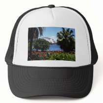 White Opera House in background, Sydney, Australia Trucker Hats