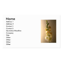 White Orchid Business Card