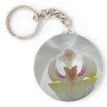 White Orchid Keychain