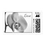 White Orchid Love Wedding Postage Stamps