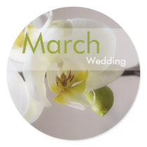 White Orchid • March Wedding Sticker by SabineStGreetings White Orchid • March Wedding Sticker