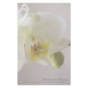 White Orchid • Personal Stationery